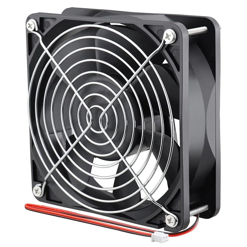 Wathai 2Pin 120mm x 38mm Brushless Cooling Case Fan 12V 2pin DC High Airflow Cooler Fan - Image 5